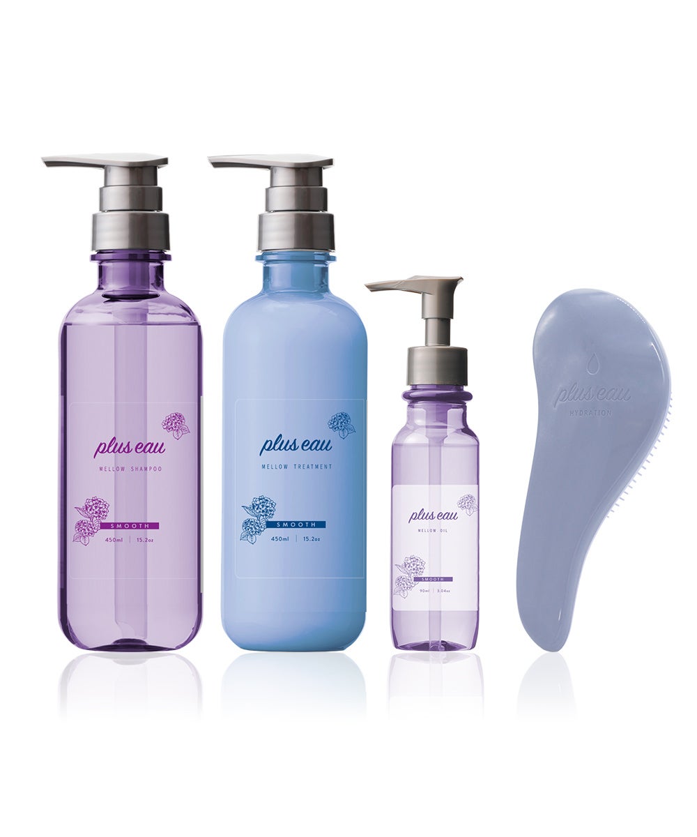 3点セット】plus eau（プリュスオー） シャンプー&トリートメント